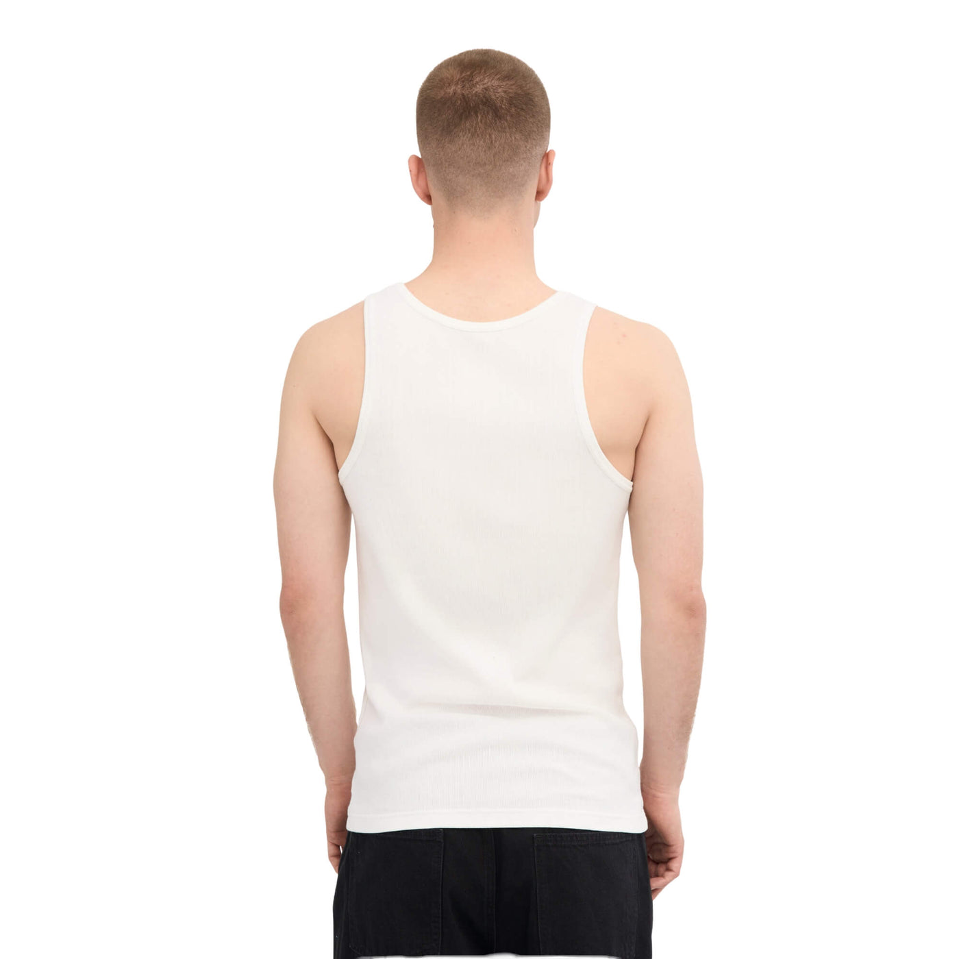 Camiseta Colorful Standard Hombre Organic Rib Tank Top Blanco · imagen 3