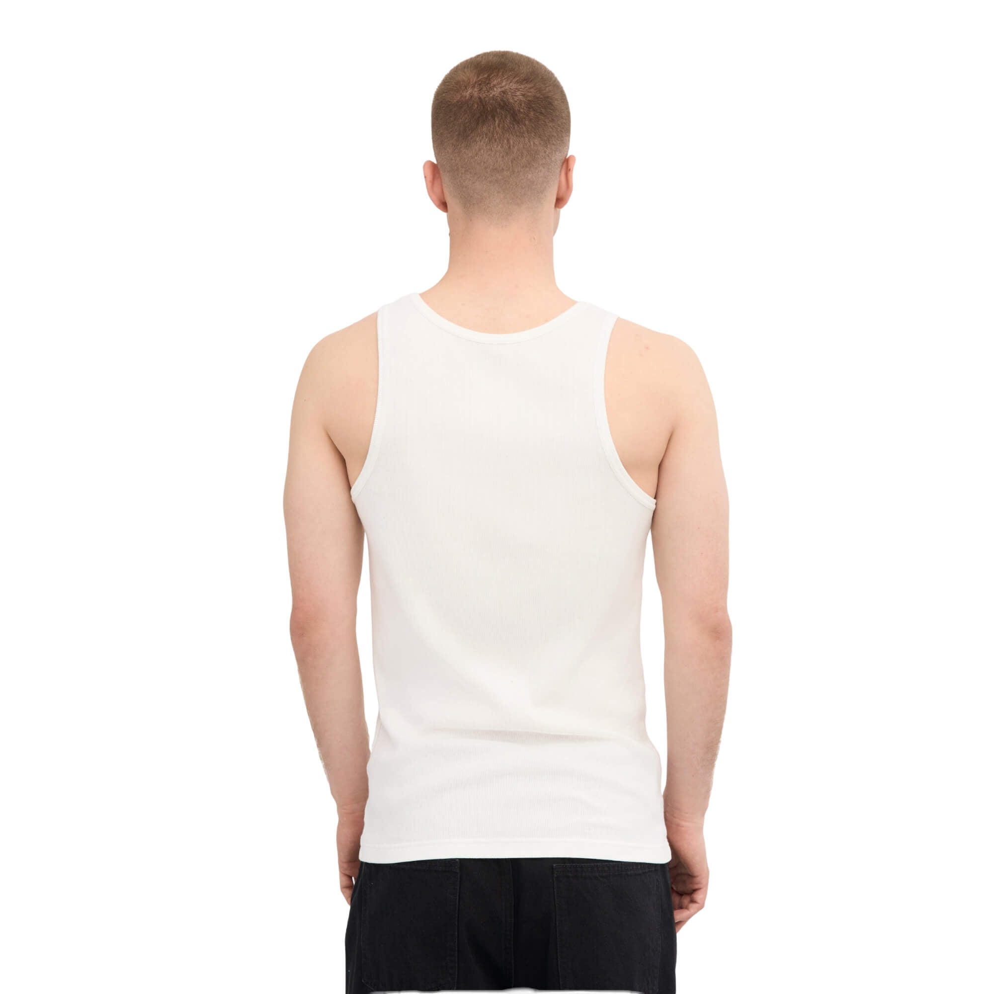 Camiseta Colorful Standard Hombre Organic Rib Tank Top Blanco · imagen 3