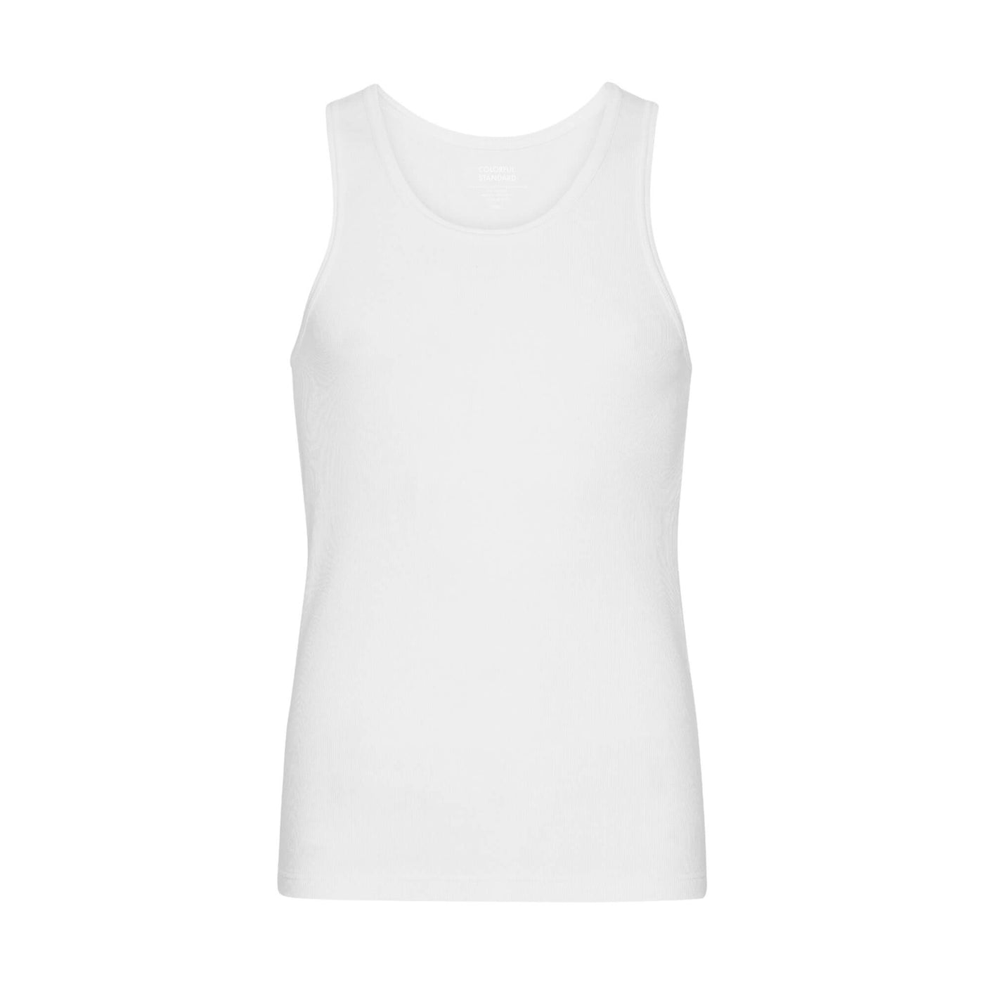 Camiseta Colorful Standard Hombre Organic Rib Tank Top Blanco · imagen 5