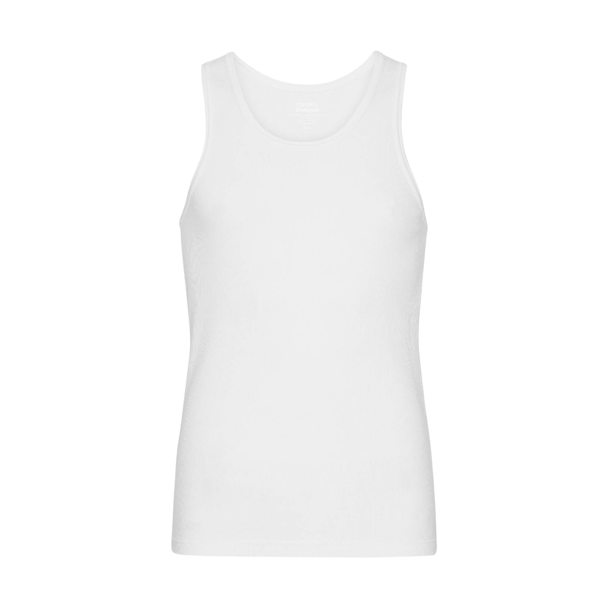 Camiseta Colorful Standard Hombre Organic Rib Tank Top Blanco · imagen 5