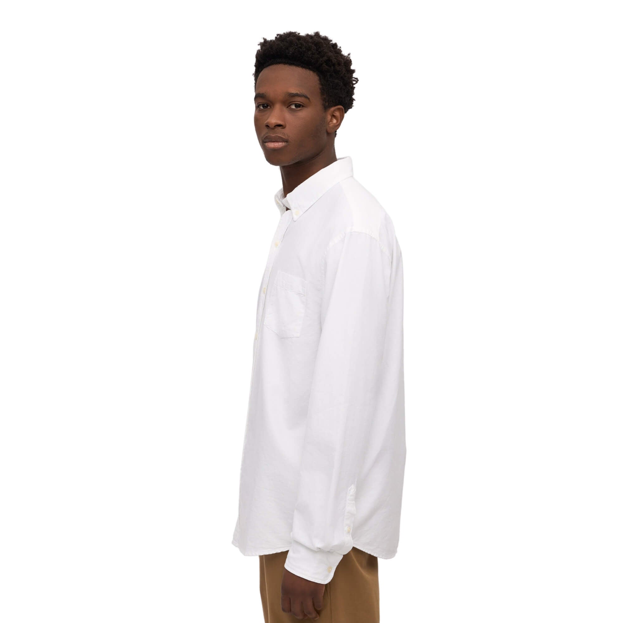 Camisa Colorful Standard Hombre Organic Button Down Blanca · imagen 2