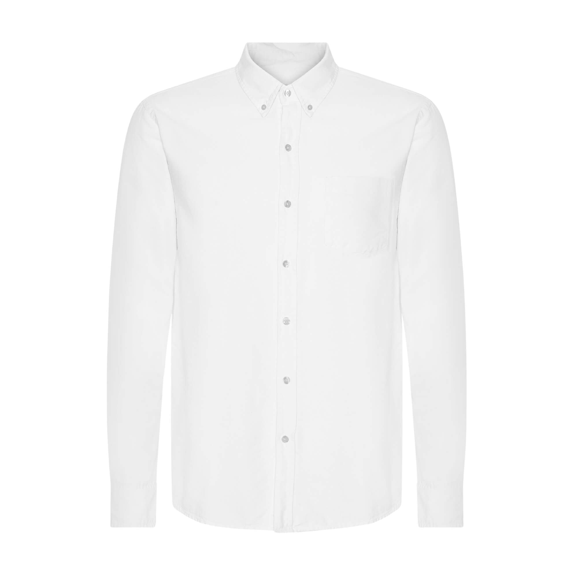Camisa Colorful Standard Hombre Organic Button Down Blanca · imagen 4