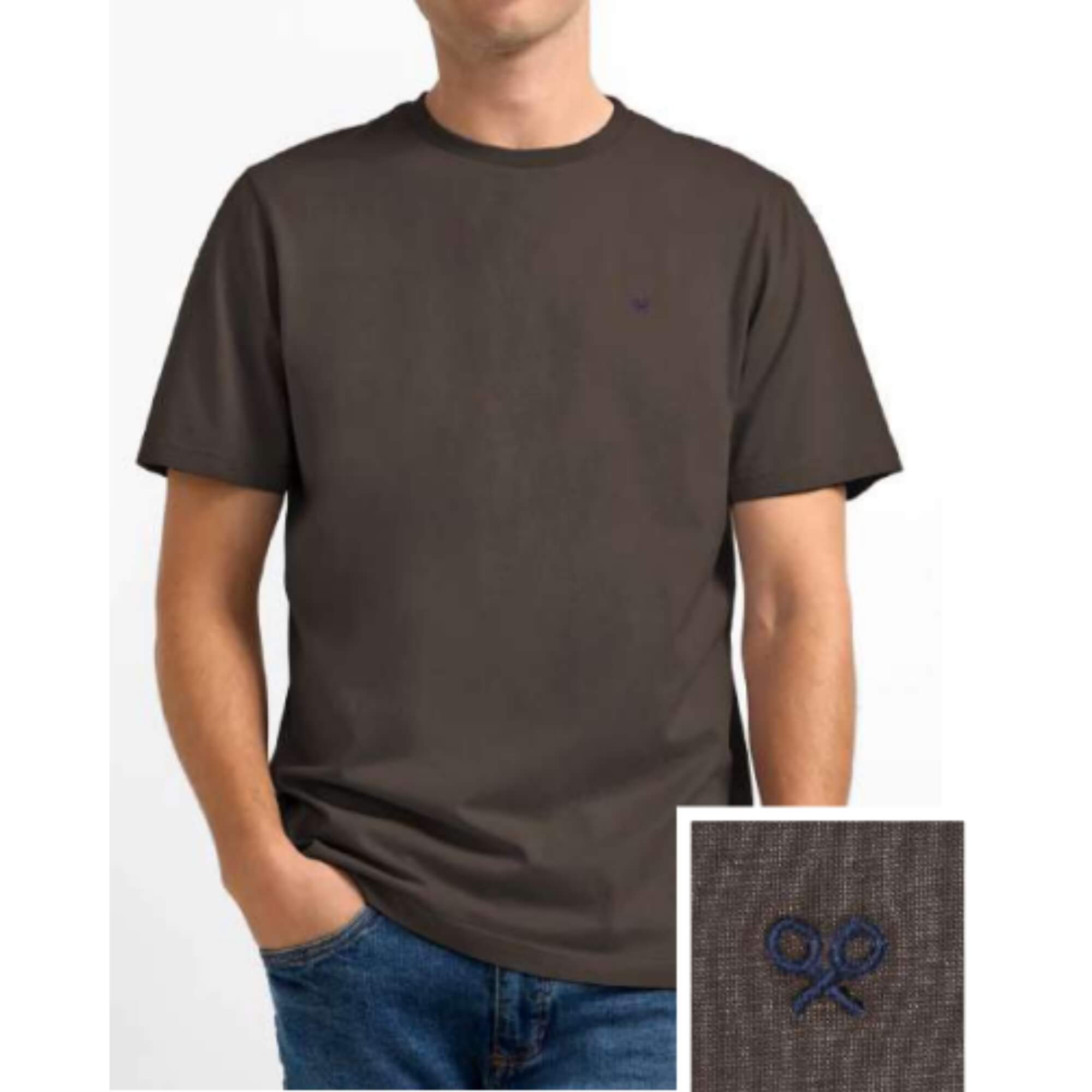 Silbon Camiseta Minilogo Marron · imagen 4