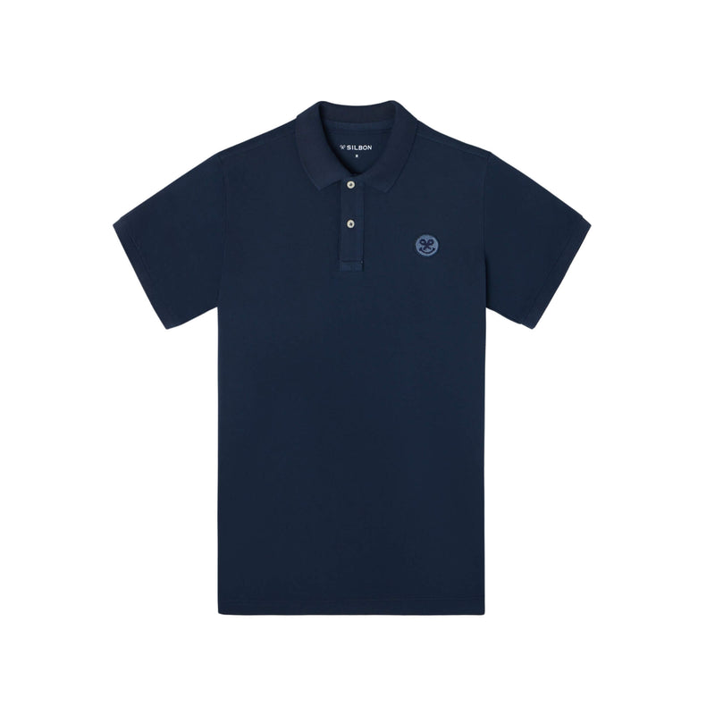 Polo Clasico Raqueta Smile Azul Marino | Silbon