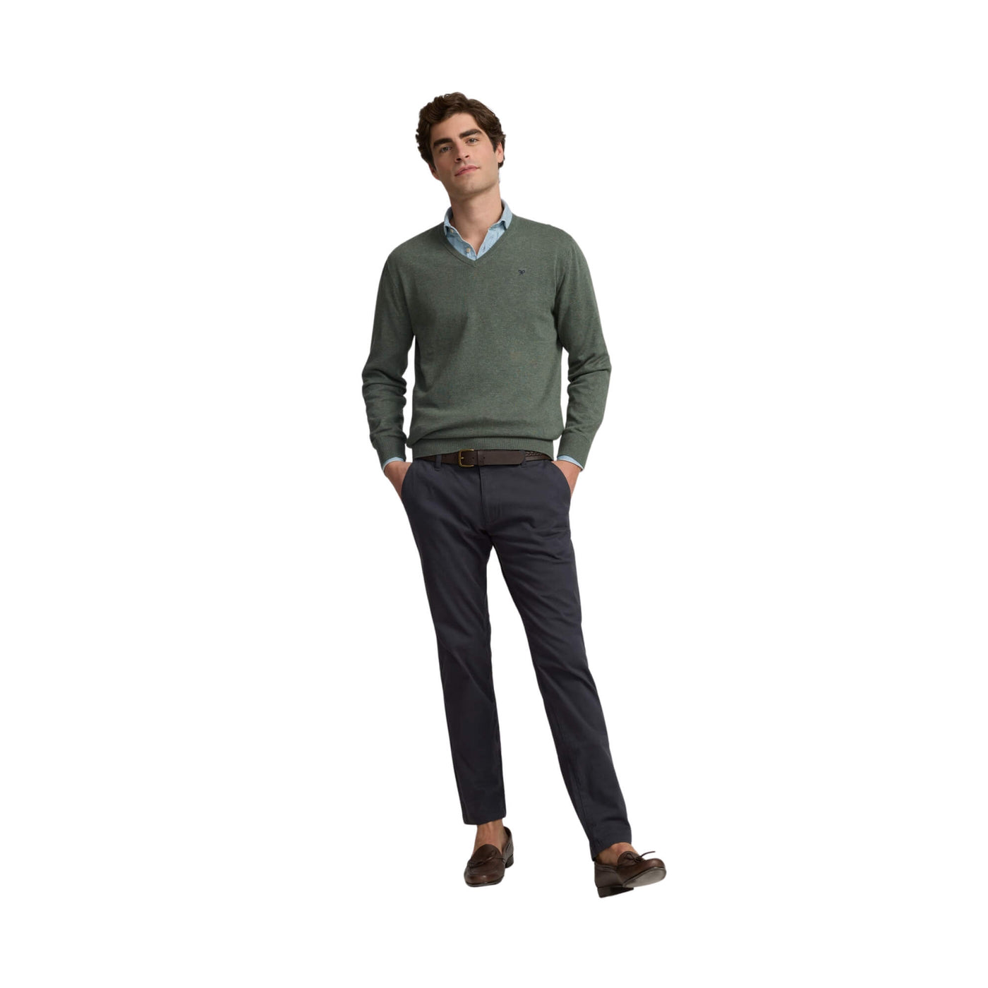 Pantalon Chino Casual Azul Marino | Silbon · imagen 2