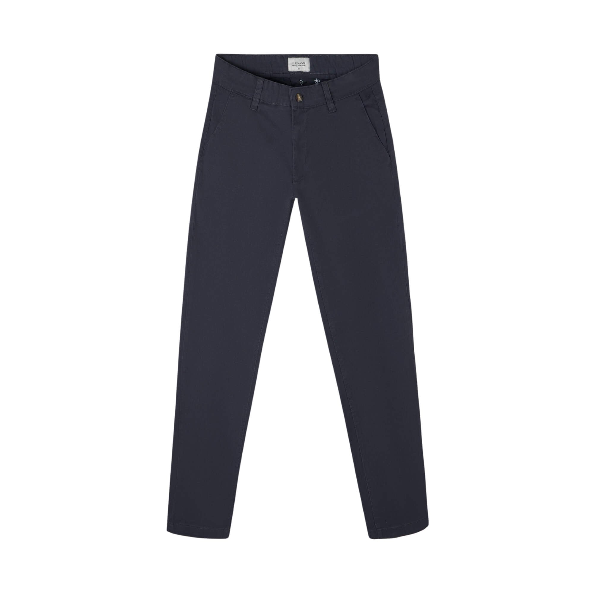 Pantalon Chino Casual Azul Marino | Silbon · imagen 4