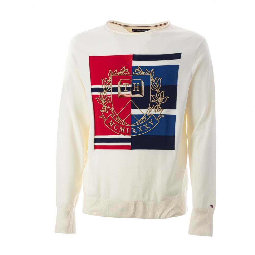 MW0MW10855 Kitted Graphic Sweater