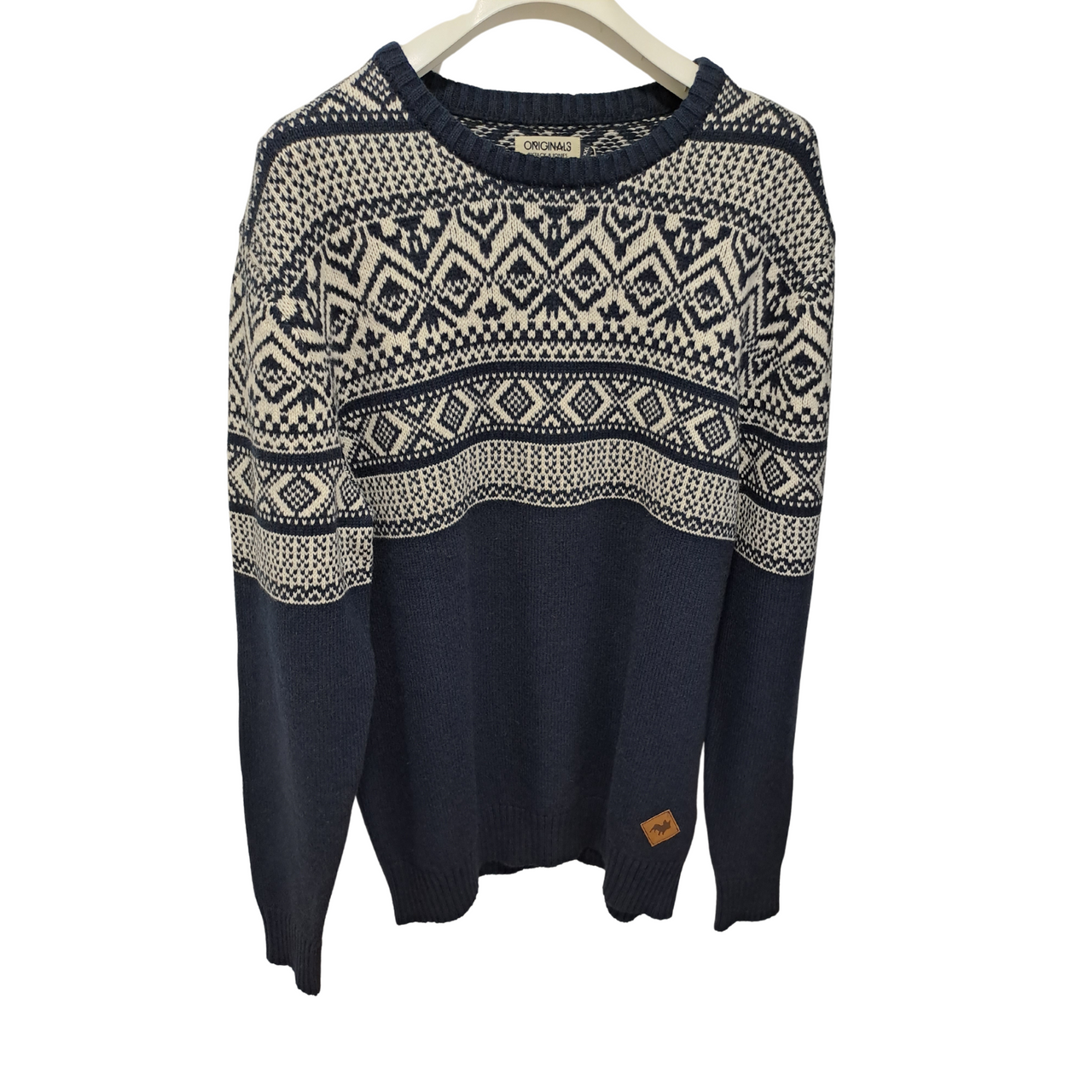 12098390 jjorWINTER KNIT CREW NECK