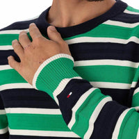 Thumbnail for MW0MW11668 VARSITY STRIPED SWEATER