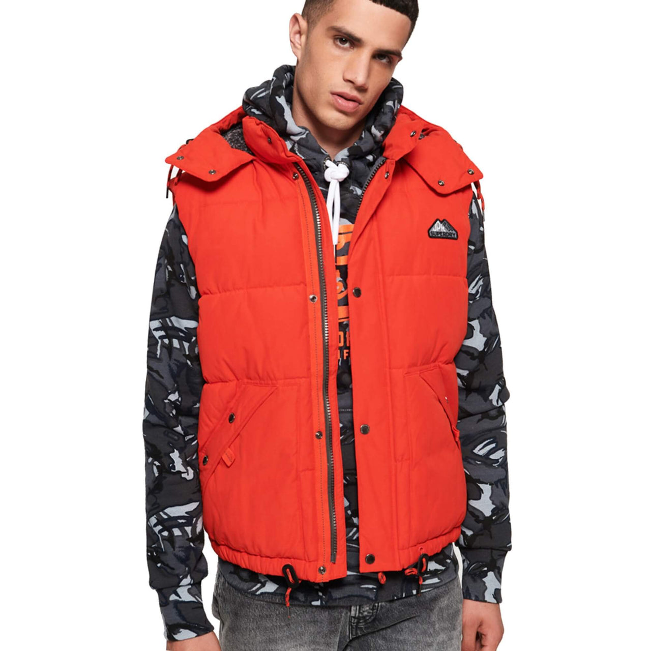 M50004CR NEW ACADEMY GILET SUPERDRY