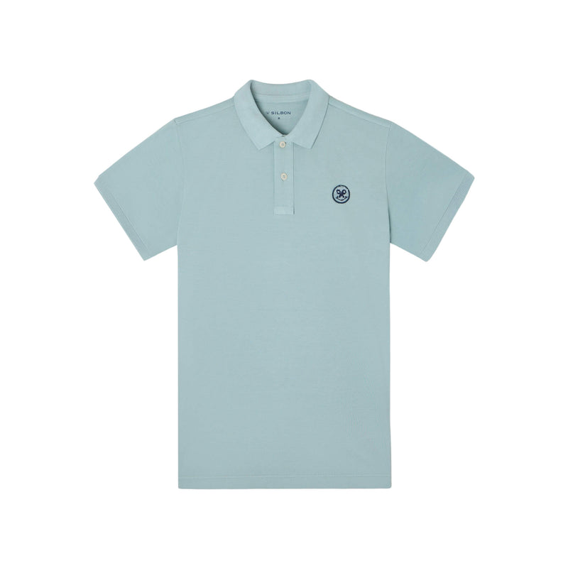 Polo Clasico Raqueta Smile Celeste | Silbon