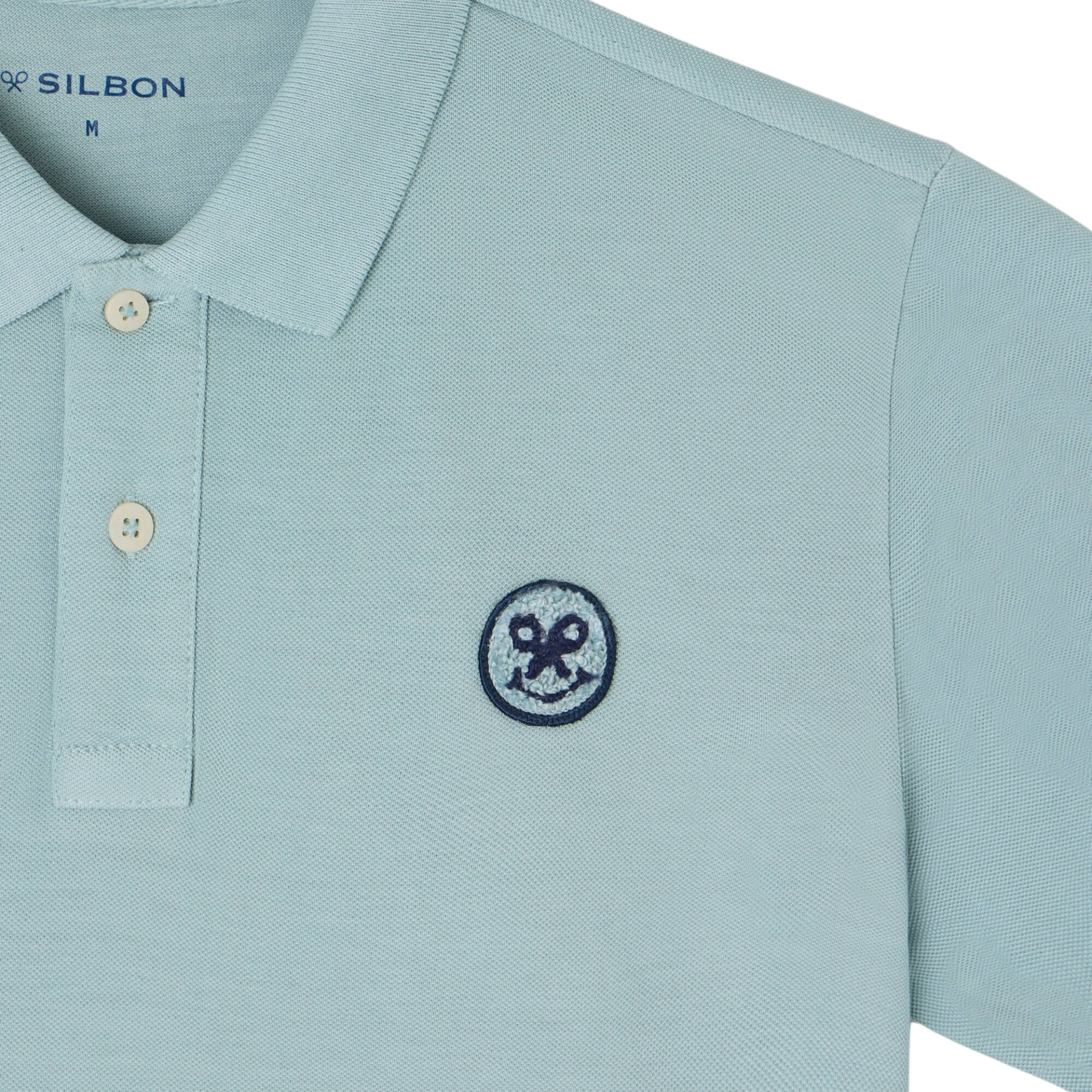 Polo Clasico Raqueta Smile Celeste | Silbon · imagen 2