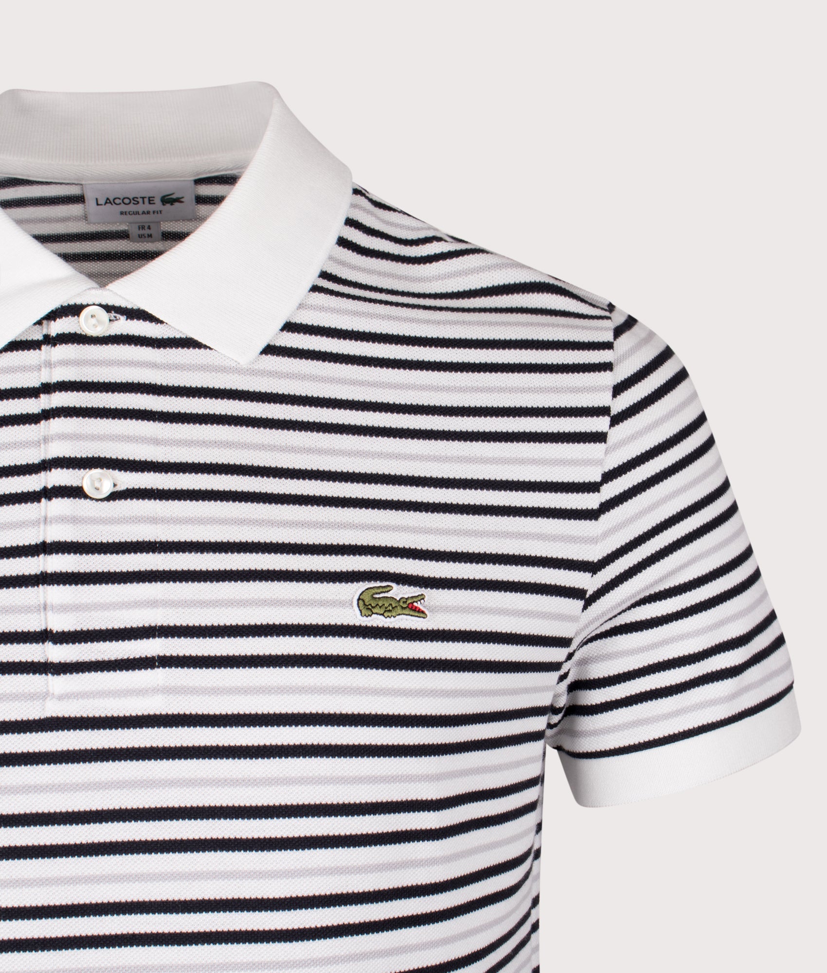 Polo Rayas Mini-Pique Regular Fit Beige (Cookie/Flour) PH0871 | Lacoste · imagen 2