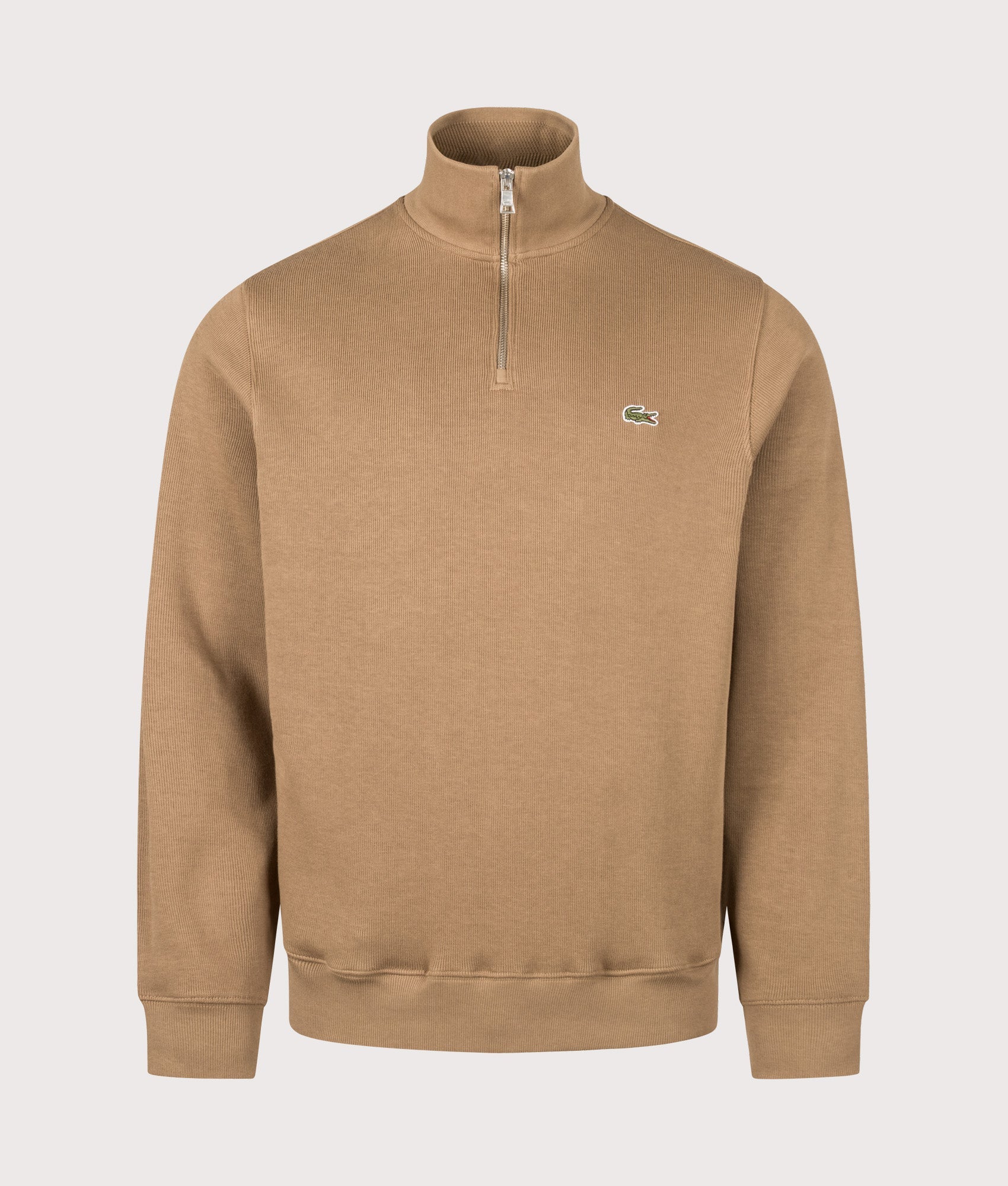Sudadera Cremallera Cuello Alto Blanca SH1927 | Lacoste · imagen 1