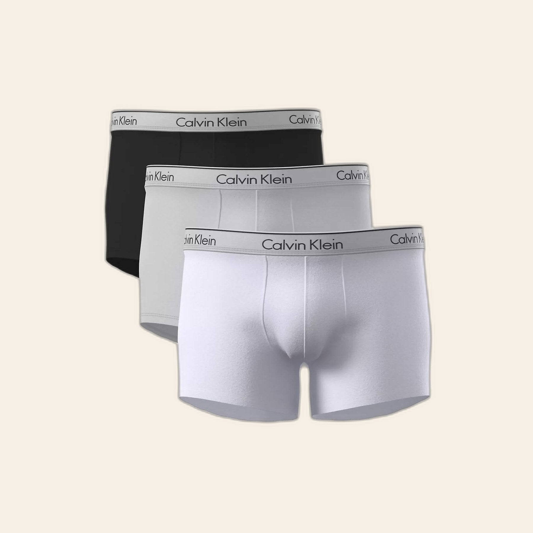 Calzoncillos Calvin Klein Hombre Trunk 3Pk · Azul Azul marino · imagen 4
