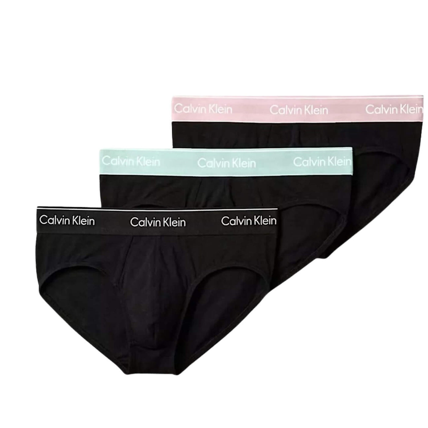 Calzoncillos Calvin Klein Hombre Hip Brief 3Pk · Negro Azul marino · imagen 12