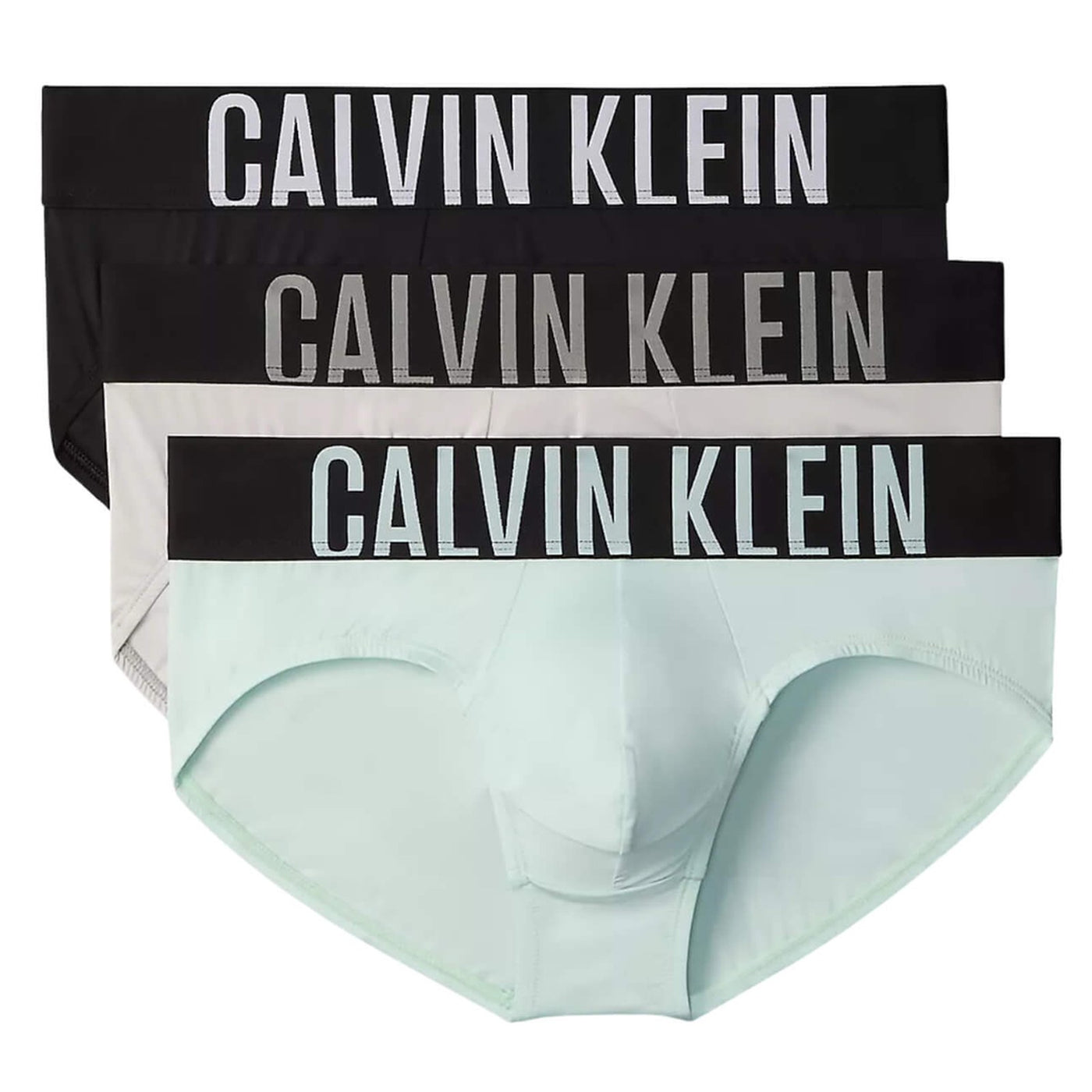 Calzoncillos Calvin Klein Hombre Hip Brief 3Pk · Negro Azul marino · imagen 16