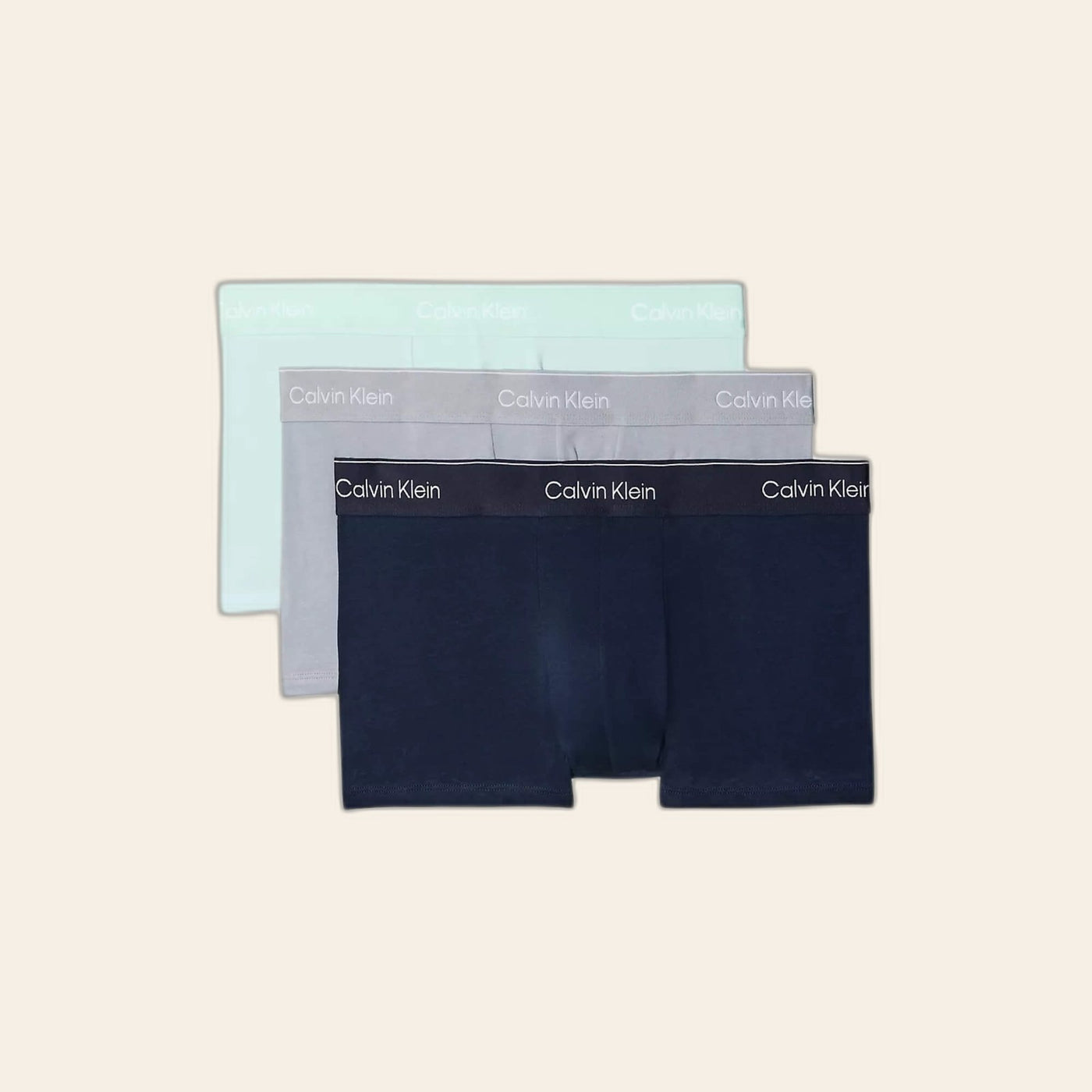 Calzoncillos Calvin Klein Hombre Low Rise Trunk 3Pk · Negro Gris · imagen 15