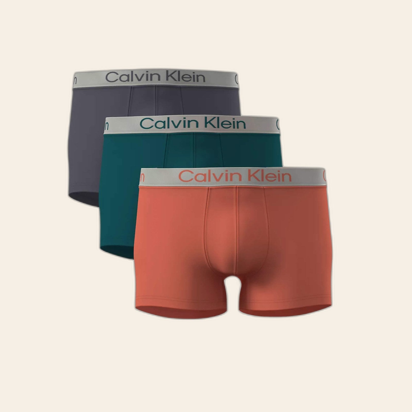 Calzoncillos Calvin Klein Hombre Low Rise Trunk 3Pk · Negro Gris · imagen 18