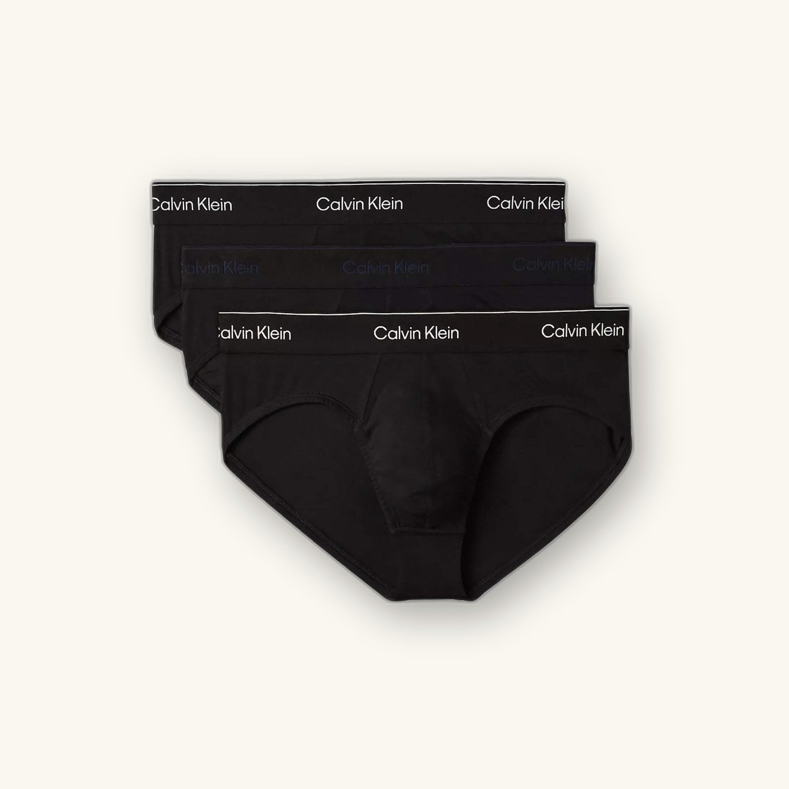 Calzoncillos Calvin Klein Hombre Hip Brief 3Pk · Negro Azul marino · imagen 19