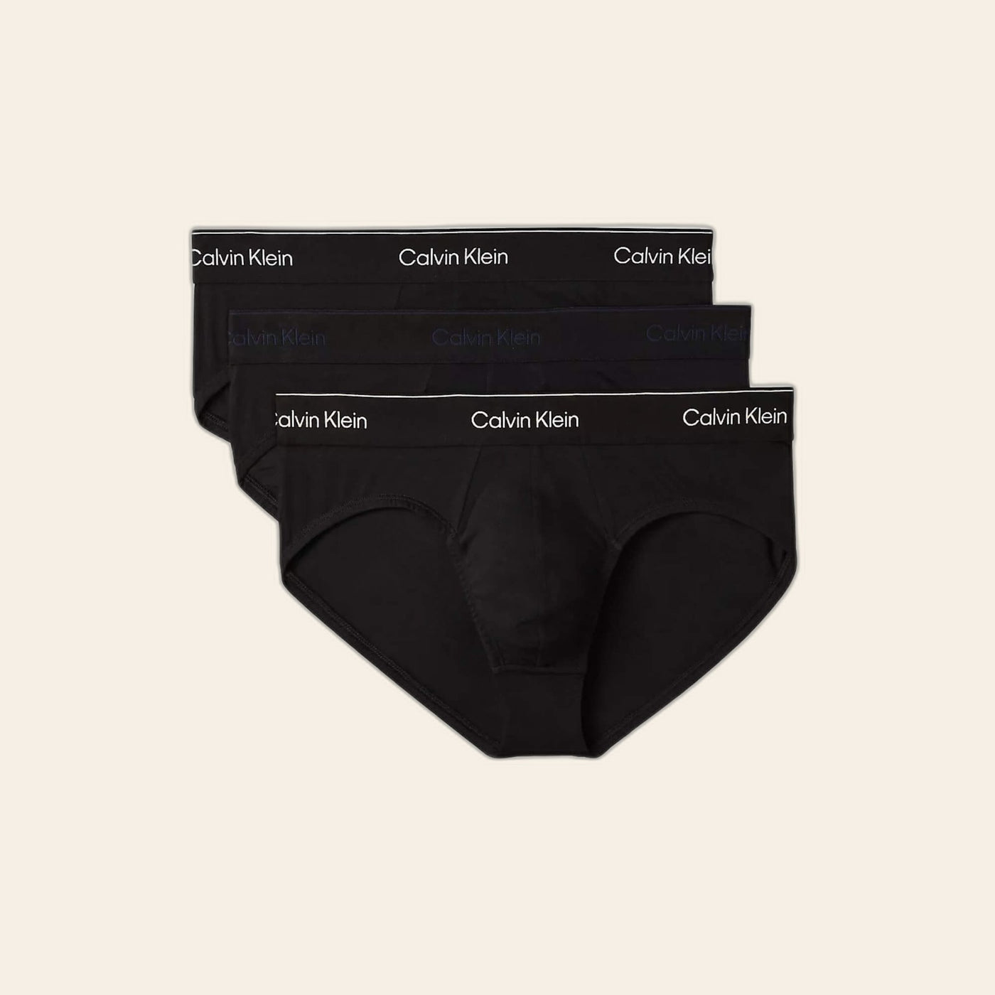 Calzoncillos Calvin Klein Hombre Hip Brief 3Pk · Negro Azul marino · imagen 20