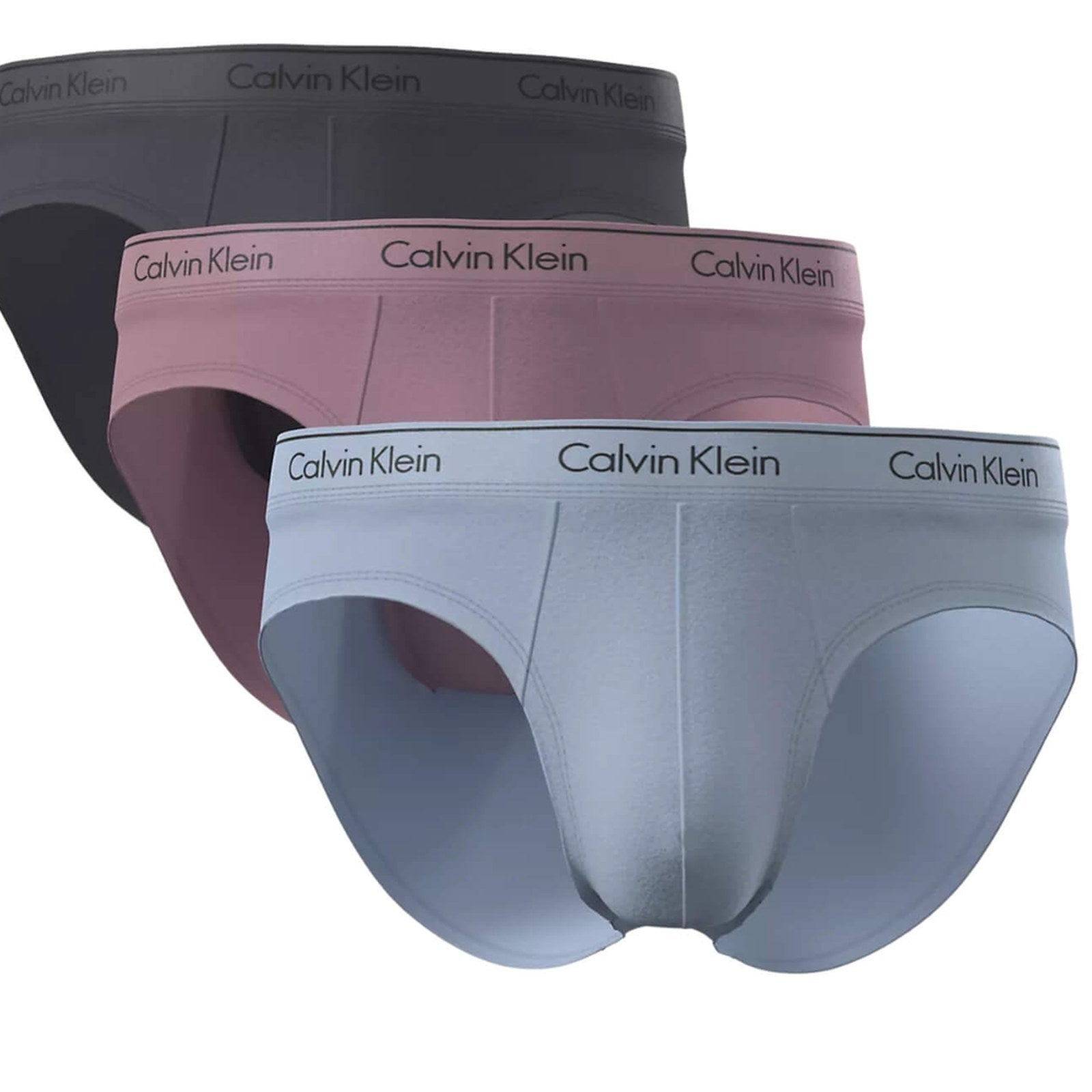 Calzoncillos Calvin Klein Hombre Hip Brief 3Pk · Negro Azul marino · imagen 26