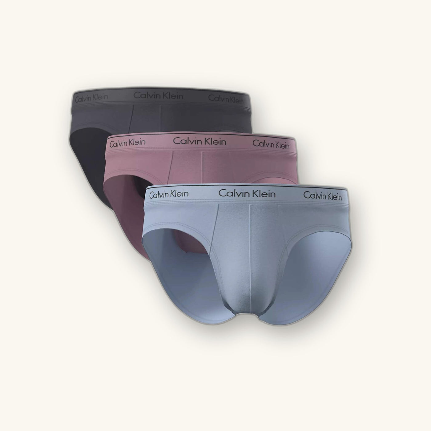 Calzoncillos Calvin Klein Hombre Hip Brief 3Pk · Negro Azul marino · imagen 28