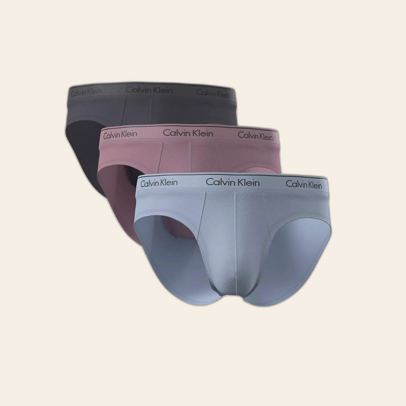 Calzoncillos Calvin Klein Hombre Hip Brief 3Pk · Negro Azul marino · imagen 27