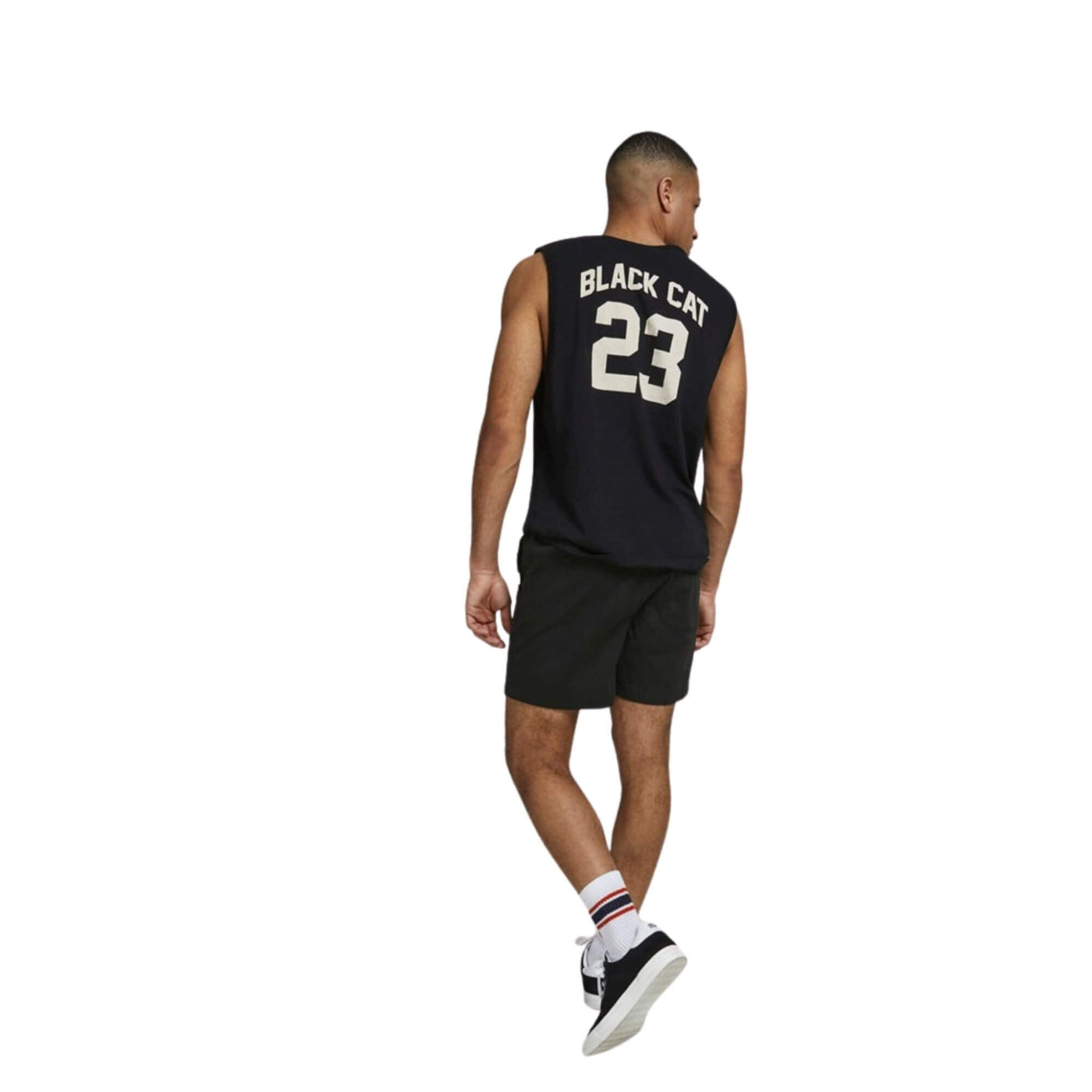 Pantalon Cortos Jpstjeff Jjjogger Shorts Lc Black | Jack & Jones · imagen 9