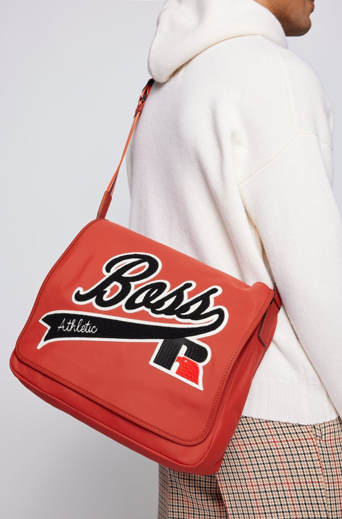 Bolso Messenger L_Ra 10230704 01 | Boss · Gris Rojo · imagen 2
