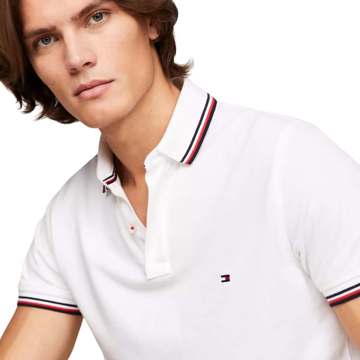 Polo Tommy Hilfiger Hombre Core Tommy Tipped Slim · imagen 1