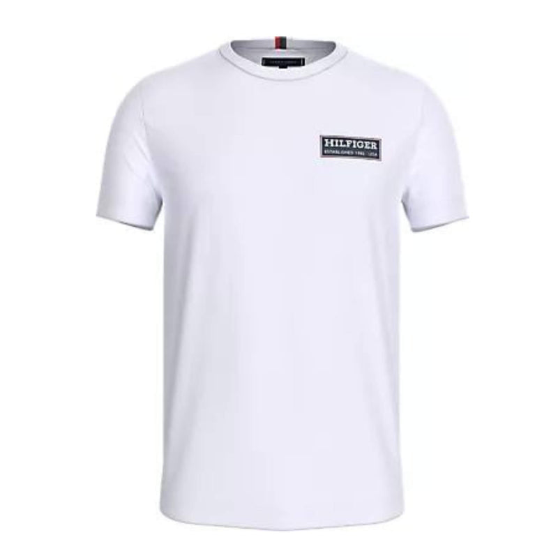 Camisetas Tommy Hilfiger Hombre Printed Badge Tee · Blanco