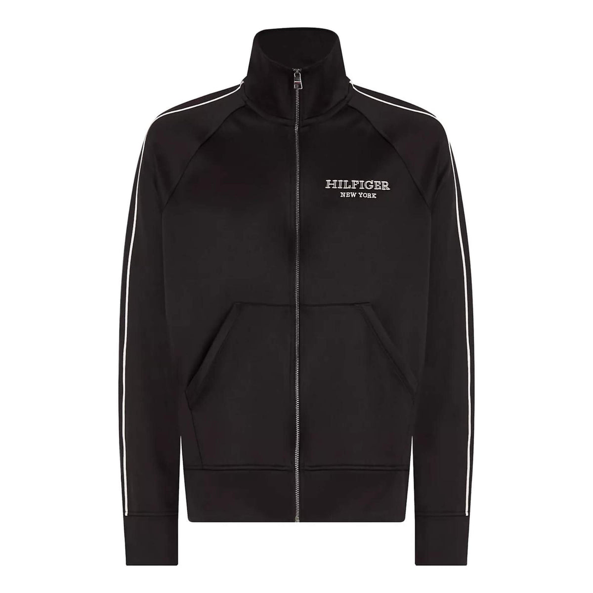 Sudadera Tommy Hilfiger Hombre Monotype Track Zip Through - Negro · imagen 4