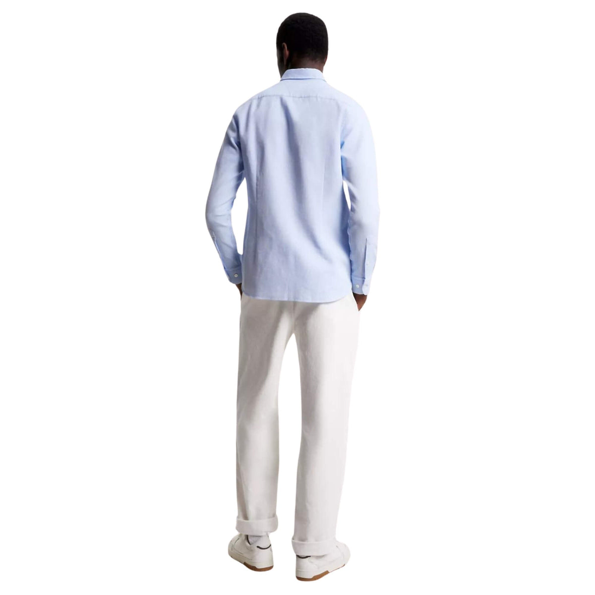 Camisa Tommy Hilfiger Hombre Brushed Dobby Slim Fit · imagen 4