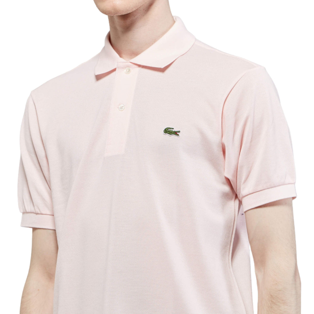 L1212T03 Polos Lacoste Hombre L1212 - Short Sleeved Ribbed Collar Shirt