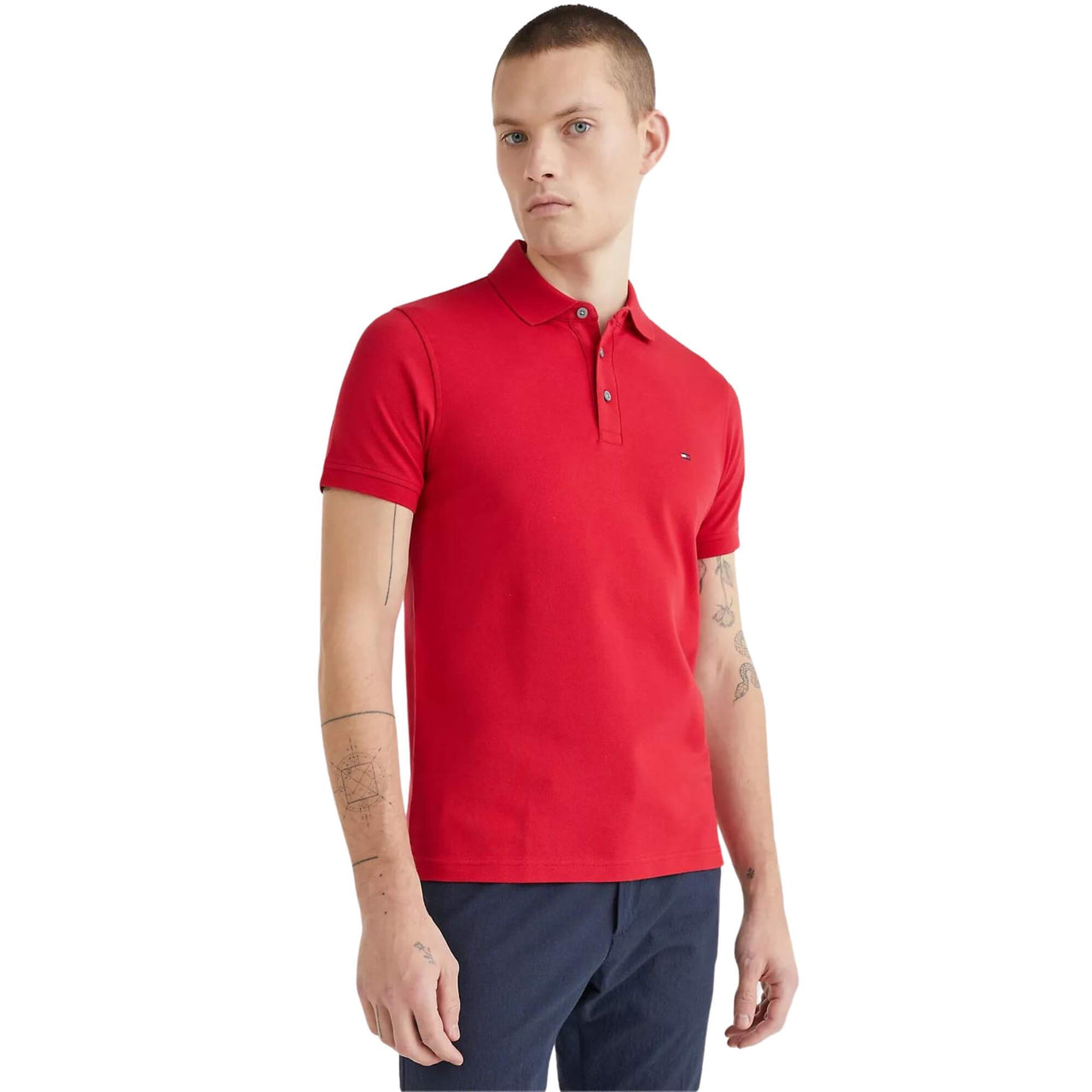 Mw0Mw17771Xlg Polos Tommy Hilfiger Hombre 1985 Slim Polo