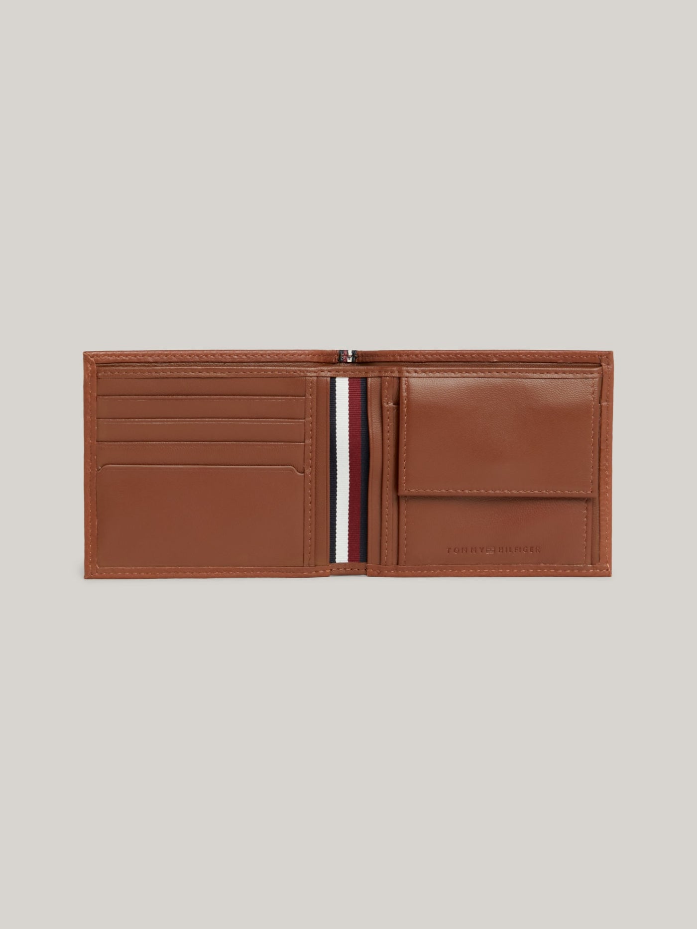 Carteras Tommy Hilfiger Hombre Th Prem Leather Cc & Coin · Marron Rojo · imagen 4