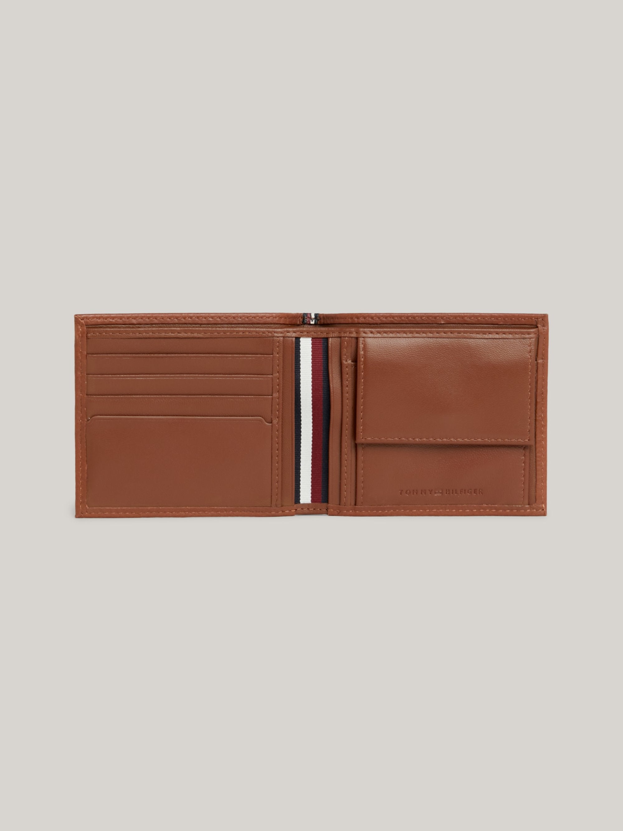 Carteras Tommy Hilfiger Hombre Th Prem Leather Cc & Coin · Marron Rojo · imagen 4