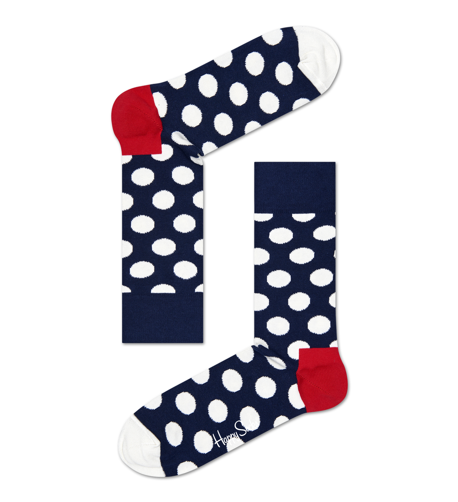 Calcetines Big Dot Sock | Happy Socks · Negro Gris · imagen 4