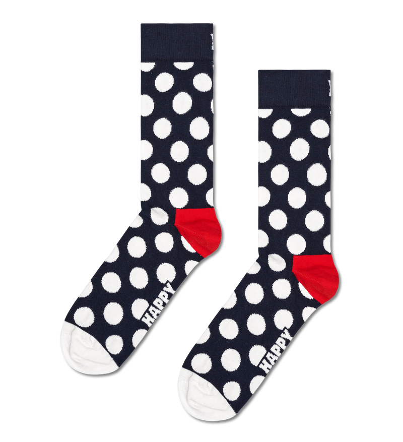 Calcetines Big Dot Sock | Happy Socks · Negro Gris