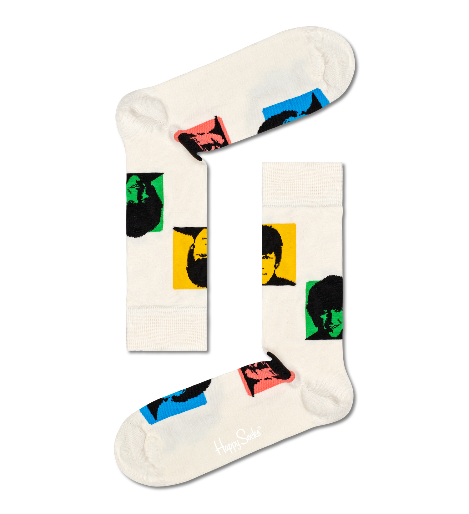Calcetines Beatles Silhouettes Sock | Happy Socks · imagen 2