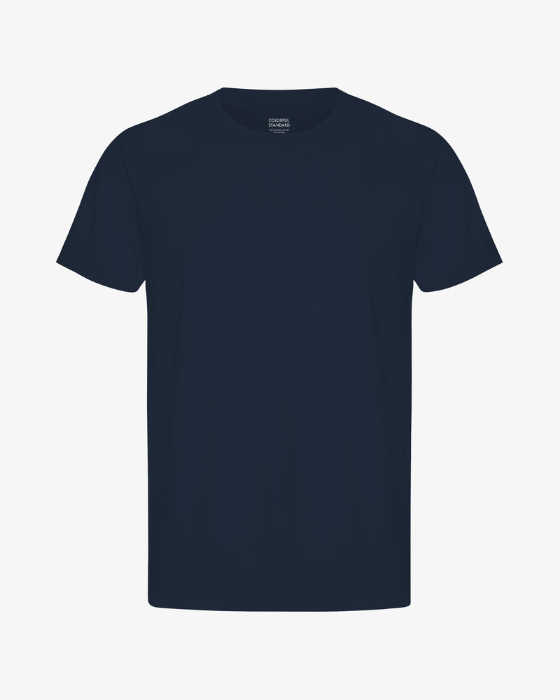 Camiseta Clasica Organica Azul Marino | Colorful Standard