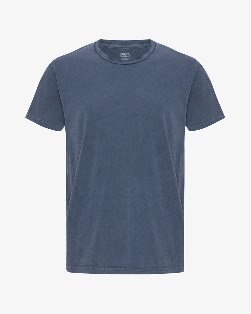 Camiseta Clasica Organica Azul Neptuno | Colorful Standard