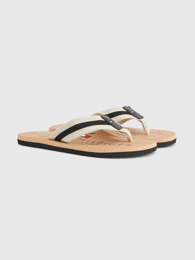 Chanclas Tommy Hilfiger Hombre Cork Beach Sandal
