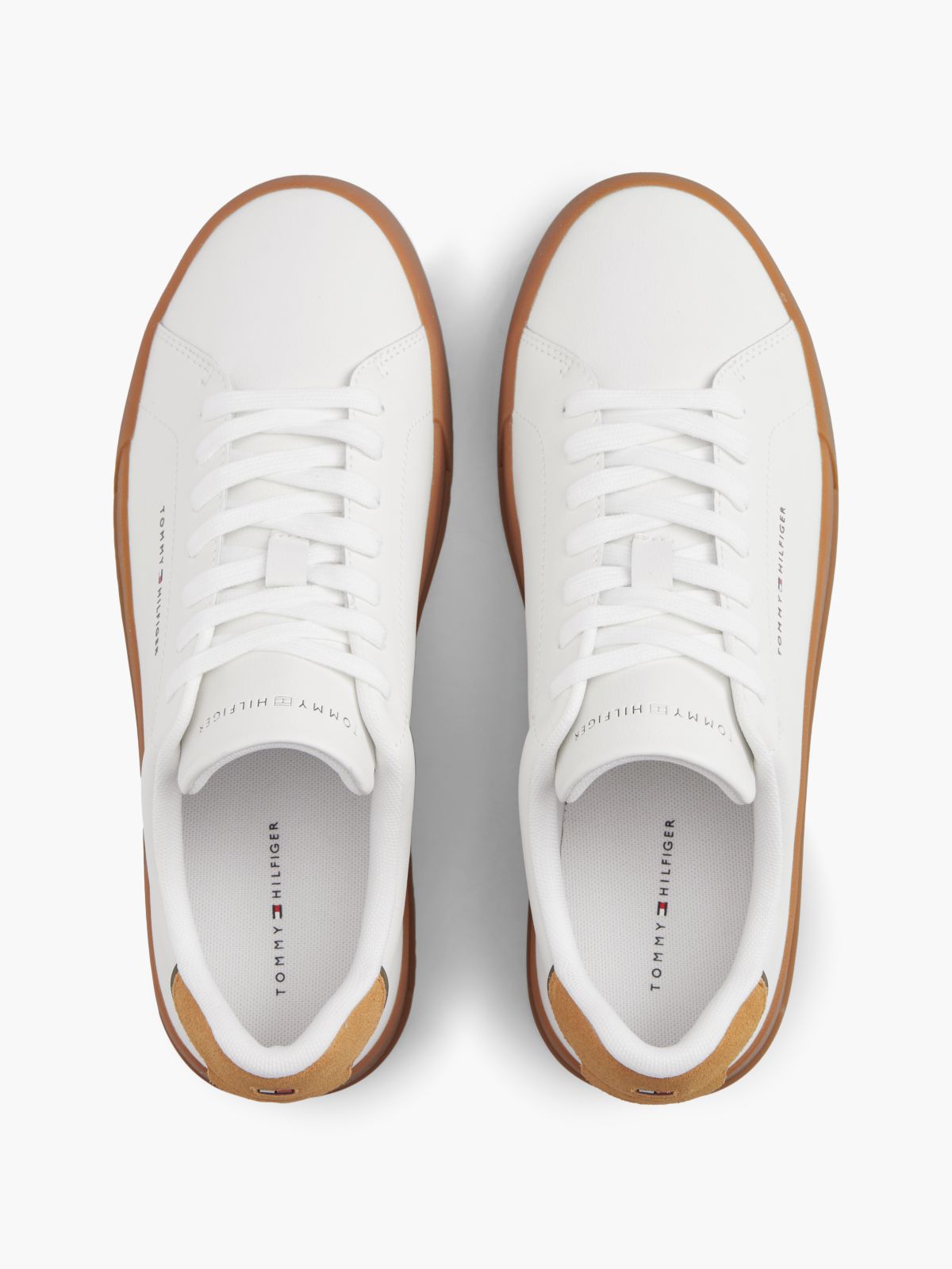 Zapatillas TH Court Piel Crudo/Mostaza | Tommy Hilfiger · imagen 3