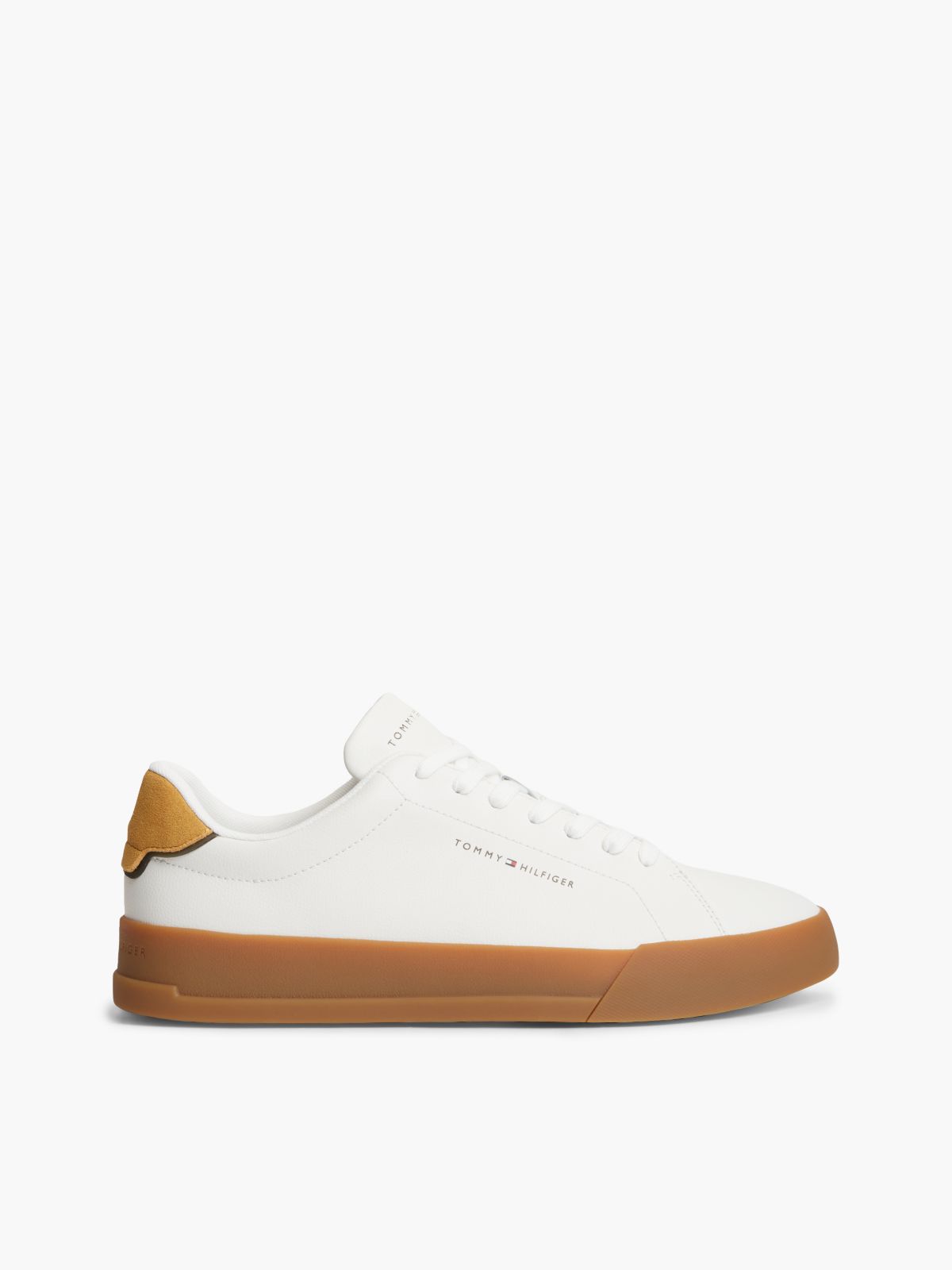 Zapatillas TH Court Piel Crudo/Mostaza | Tommy Hilfiger · imagen 1