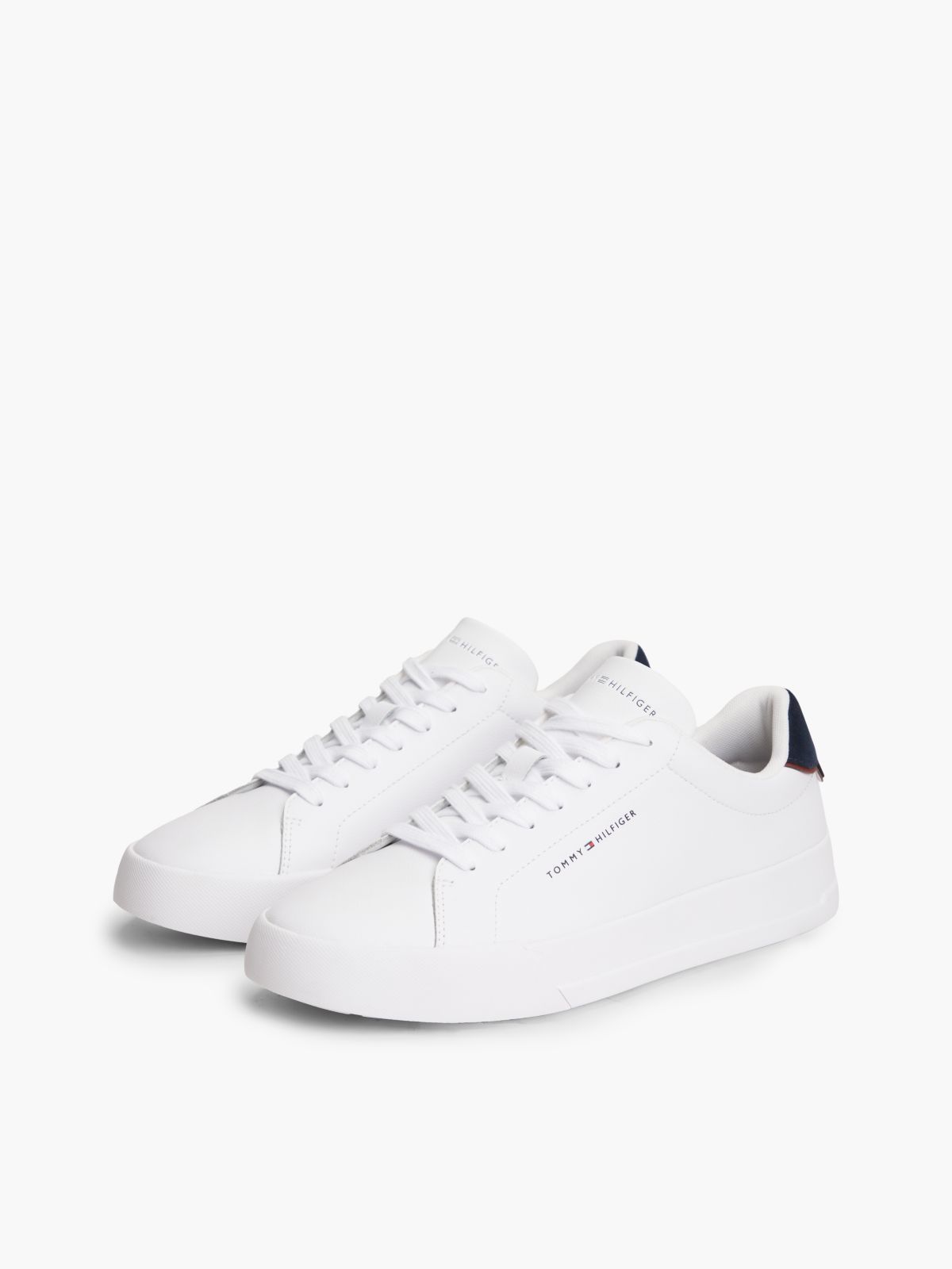 Zapatillas Leather Mix Court Blanco/Azul Marino | Tommy Hilfiger · imagen 2