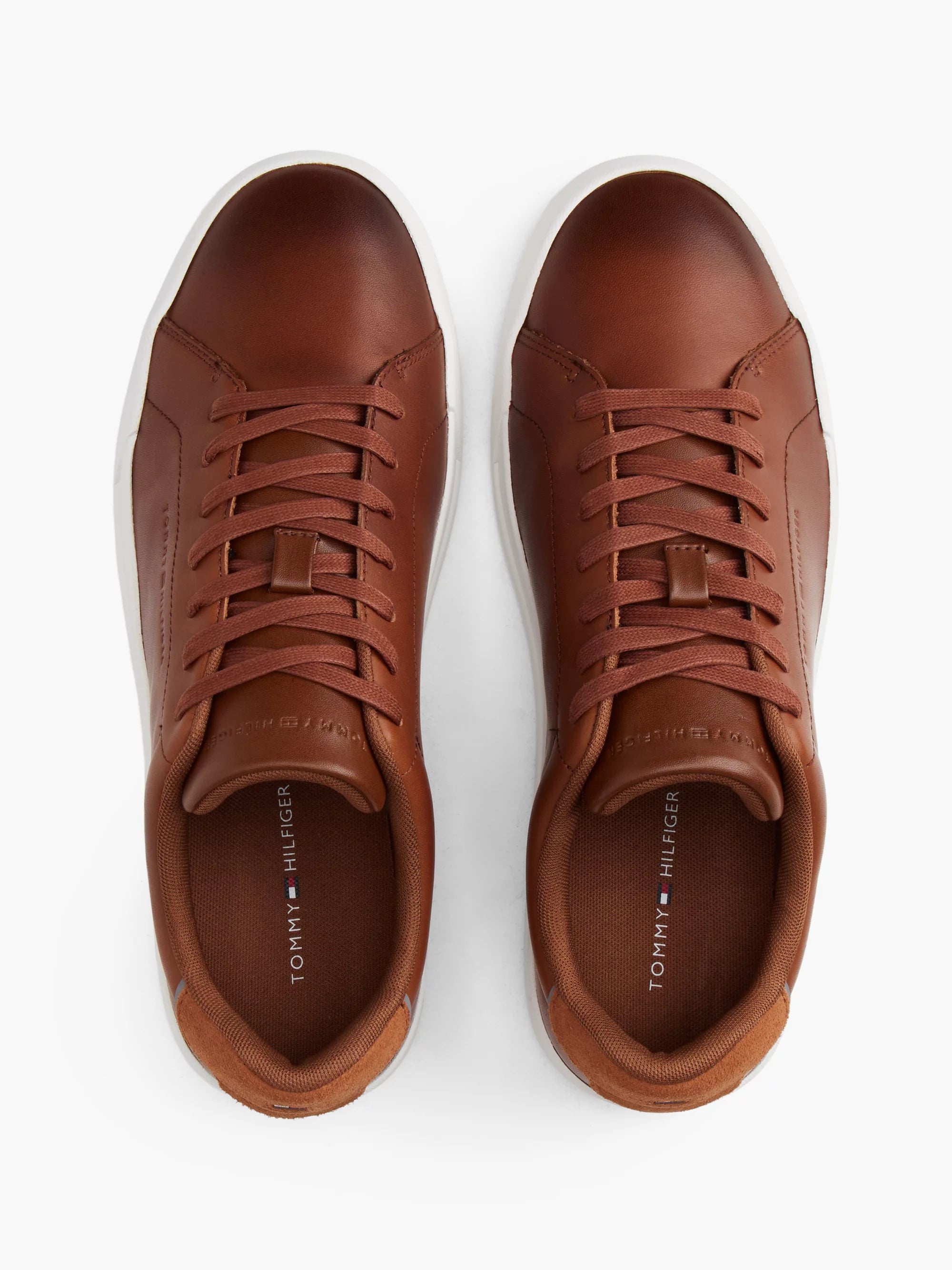 Tommy Hilfiger Zapatillas Zapatos Court Core Cognac · imagen 3
