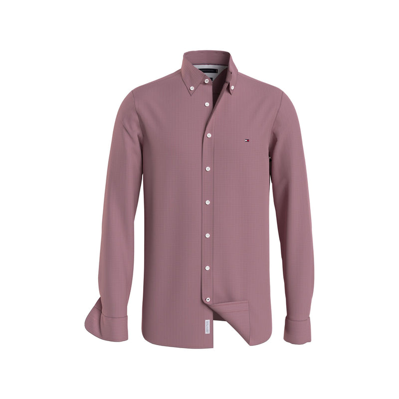 Camisa Tommy Hilfiger Hombre Flex Dobby Slim Fit (Mw0Mw33782Xjv)