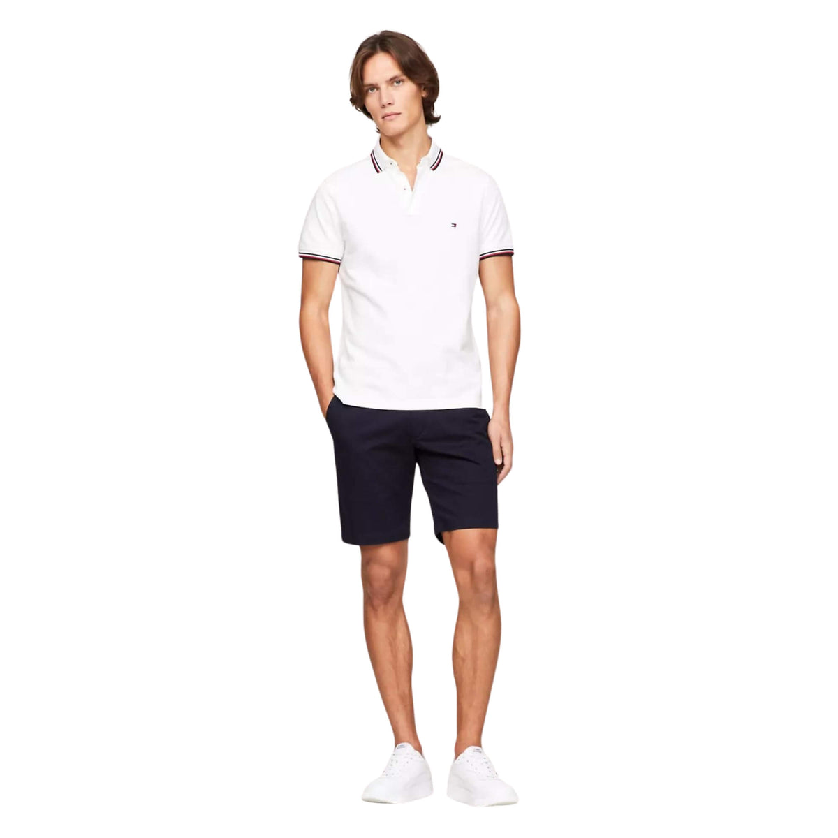 Polo Tommy Hilfiger Hombre Core Tommy Tipped Slim · imagen 2